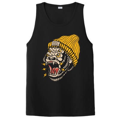 Gorilla Inked Flash Old School Ink Addict Traditional Tattoo Gift PosiCharge Competitor Tank