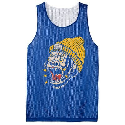 Gorilla Inked Flash Old School Ink Addict Traditional Tattoo Gift Mesh Reversible Basketball Jersey Tank