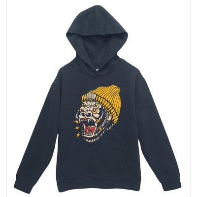 Gorilla Inked Flash Old School Ink Addict Traditional Tattoo Gift Urban Pullover Hoodie