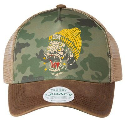 Gorilla Inked Flash Old School Ink Addict Traditional Tattoo Legacy Tie Dye Trucker Hat