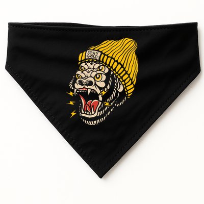 Gorilla Inked Flash Old School Ink Addict Traditional Tattoo USA-Made Doggie Bandana