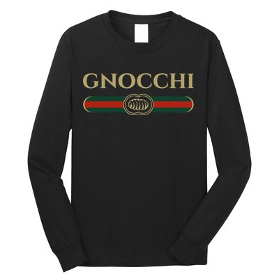 Gnocchi In Fun Logo Style Long Sleeve Shirt