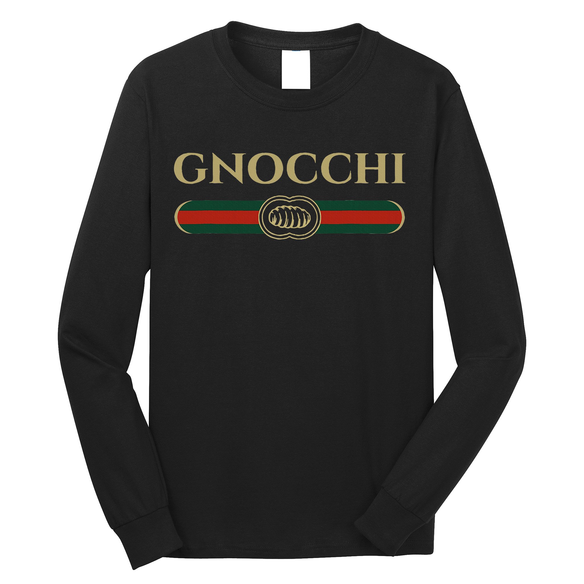 Gnocchi In Fun Logo Style Long Sleeve Shirt