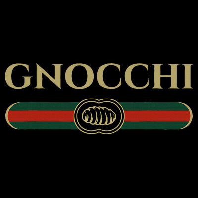 Gnocchi In Fun Logo Style T-Shirt