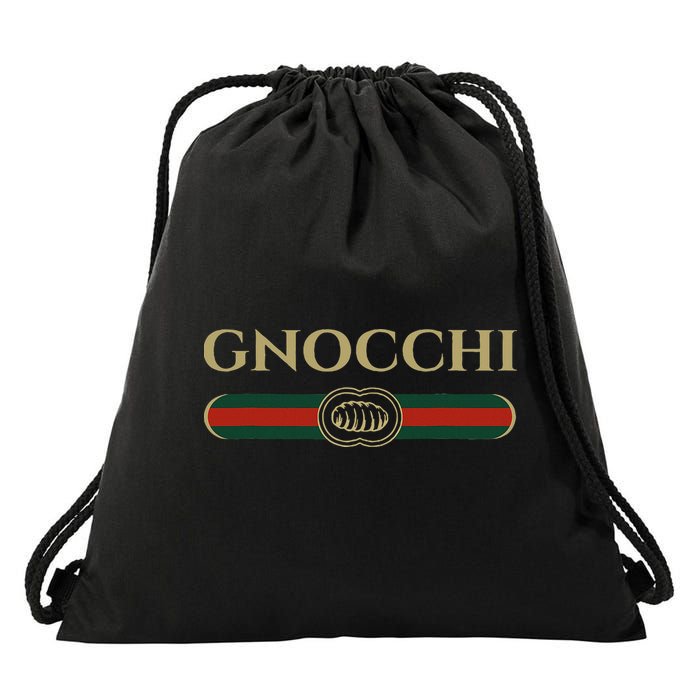 Gnocchi In Fun Logo Style Drawstring Bag