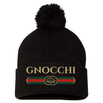 Gnocchi In Fun Logo Style Pom Pom 12in Knit Beanie
