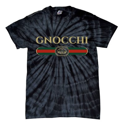 Gnocchi In Fun Logo Style Tie-Dye T-Shirt