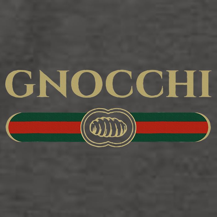 Gnocchi In Fun Logo Style Vector Backpack