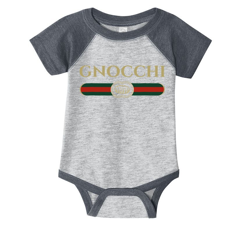 Gnocchi In Fun Logo Style Infant Baby Jersey Bodysuit