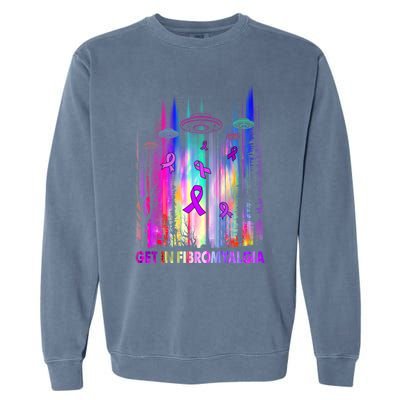 Get In Fibromyalgia Awareness Gift Gift Garment-Dyed Sweatshirt