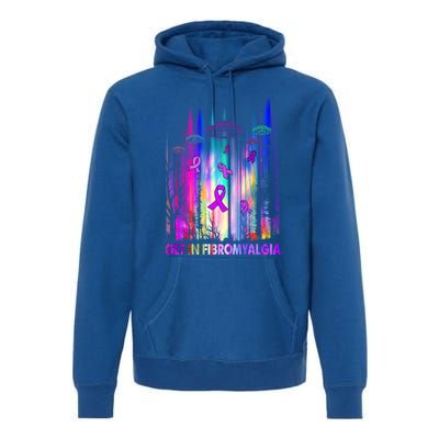 Get In Fibromyalgia Awareness Gift Gift Premium Hoodie