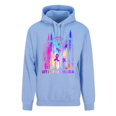 Get In Fibromyalgia Awareness Gift Gift Unisex Surf Hoodie