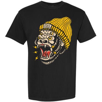 Gorilla Inked Flash Old School Ink Addict Traditional Tattoo Garment-Dyed Heavyweight T-Shirt