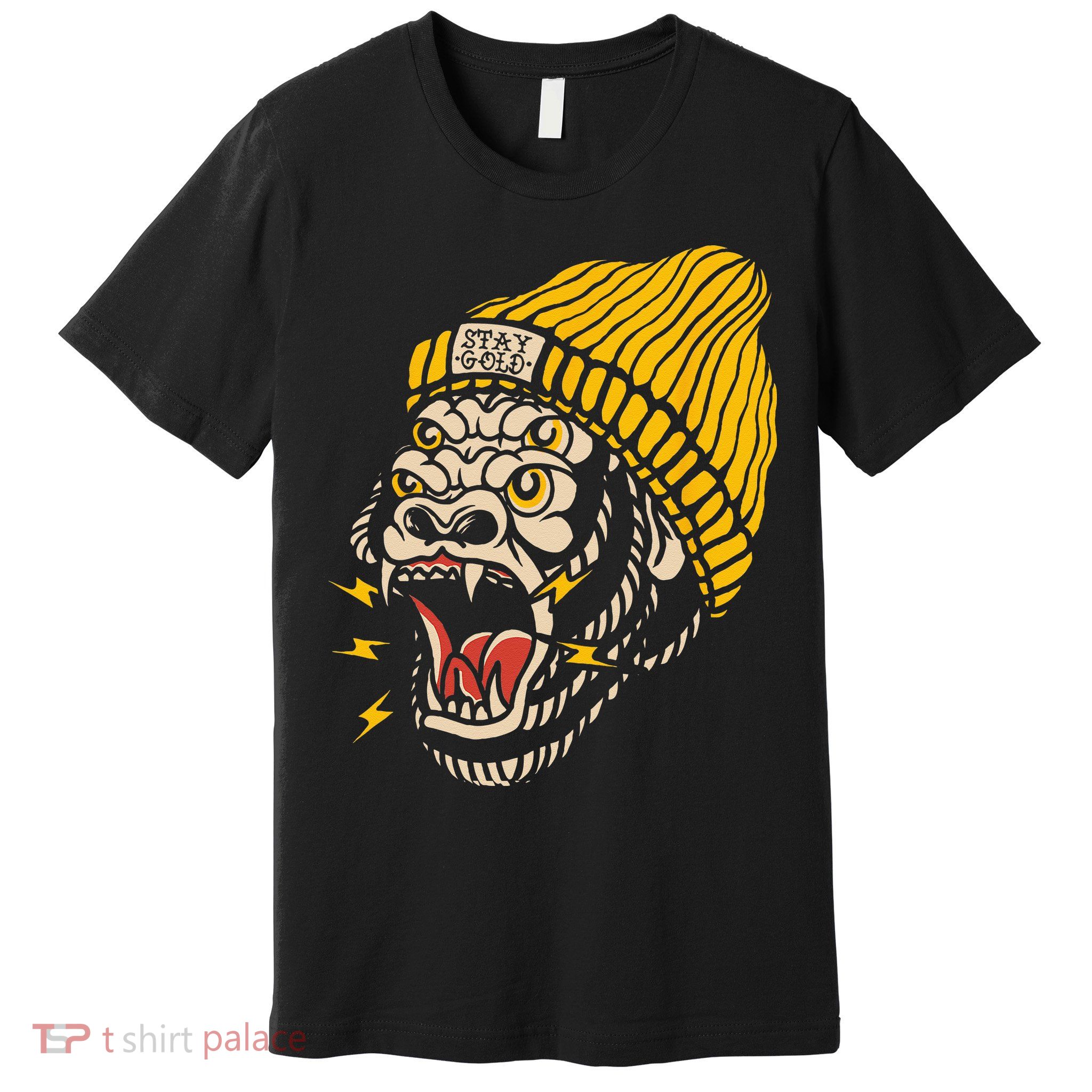 Gorilla Inked Flash Old School Ink Addict Traditional Tattoo Premium T-Shirt