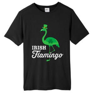 Green irish flamingo for funny St Patricks day Tall Fusion ChromaSoft Performance T-Shirt