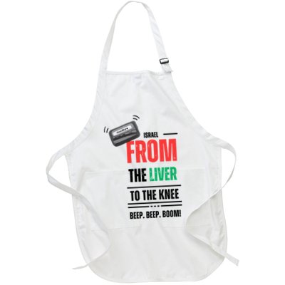 Goodbye Israel From The Liver To The Knee Beep Beep Boom Apron