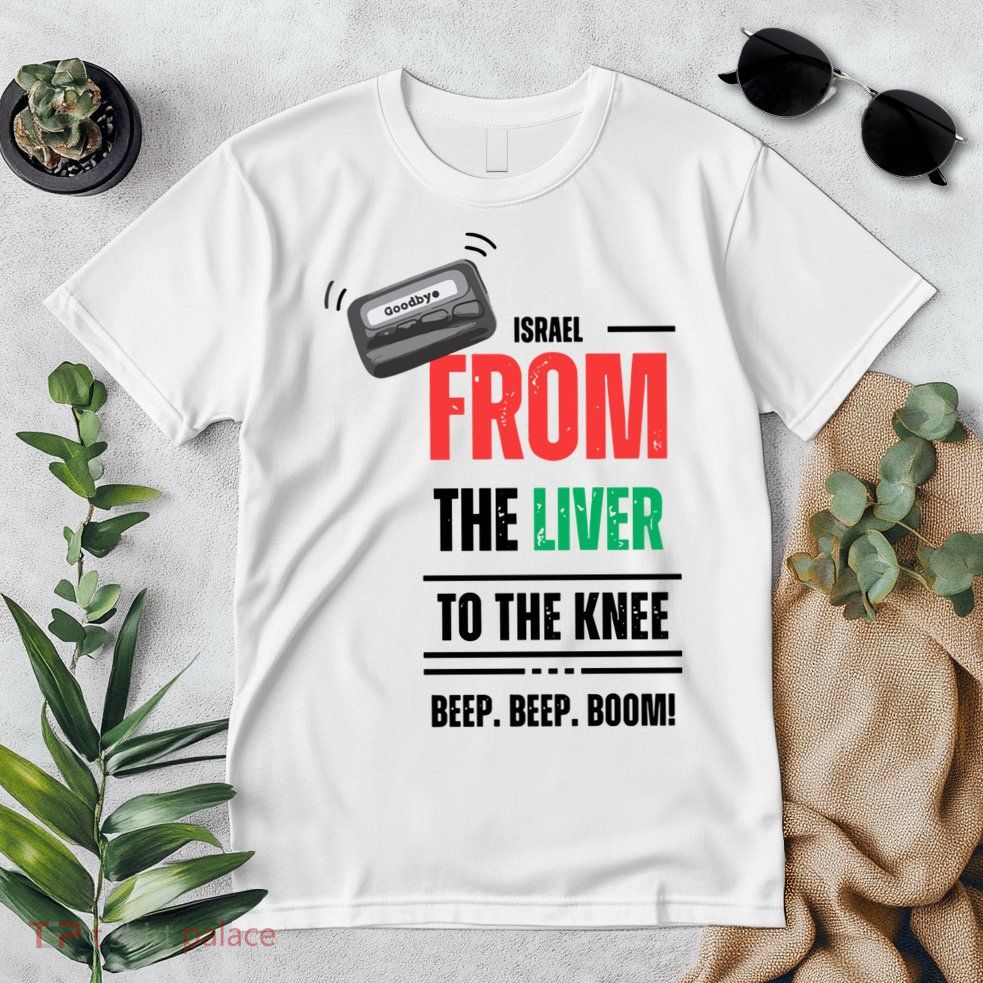 Goodbye Israel From The Liver To The Knee Beep Beep Boom Premium T-Shirt