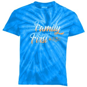 Gift Idea For Family Family First Meaningful Gift Kids Tie-Dye T-Shirt