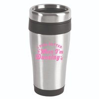 Groovy I Feel Better When IM Dancing Ballet Dancer Girl 16oz Travel Tumbler