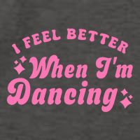 Groovy I Feel Better When IM Dancing Ballet Dancer Girl Vector Backpack