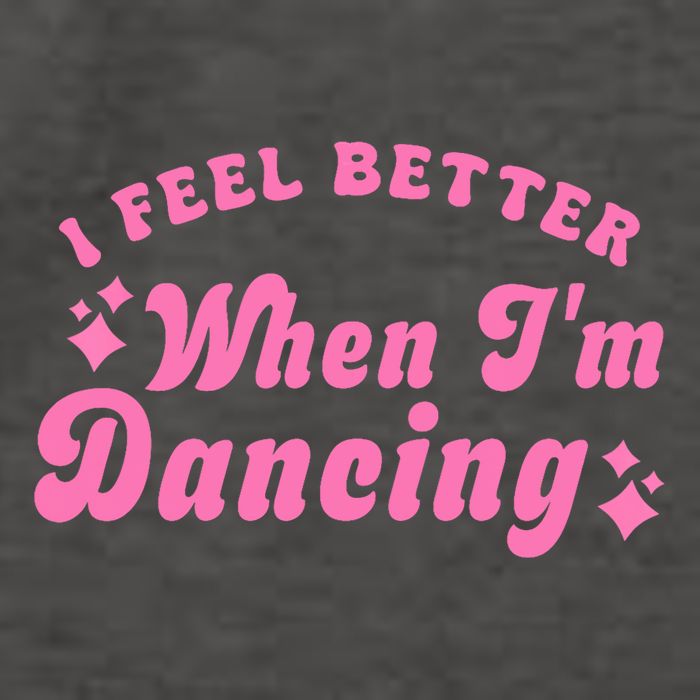 Groovy I Feel Better When IM Dancing Ballet Dancer Girl Vector Backpack