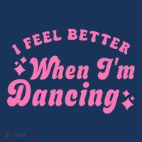 Groovy I Feel Better When IM Dancing Ballet Dancer Girl Drawstring Bag