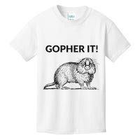 Gopher It Funny Gopher Pun Kids T-Shirt