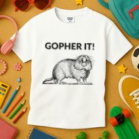 Gopher It Funny Gopher Pun Kids T-Shirt
