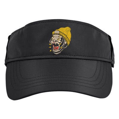 Gorilla Inked Flash Old School Ink Addict Traditional Tattoo Adult Drive Performance Visor