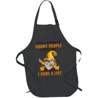 Gnome I Fully Intend To Haunt People When I Die I Have List Full-Length Apron With Pockets