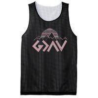 God Is Faithful More Than Highs And Lows Mesh Reversible Basketball Jersey Tank