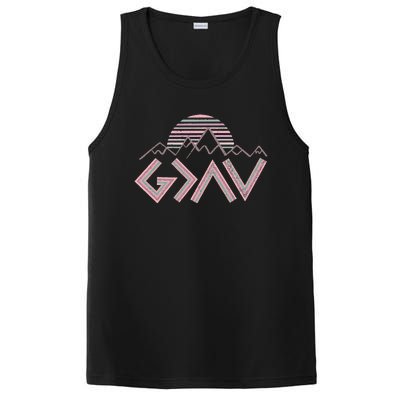 God Is Faithful More Than Highs And Lows PosiCharge Competitor Tank