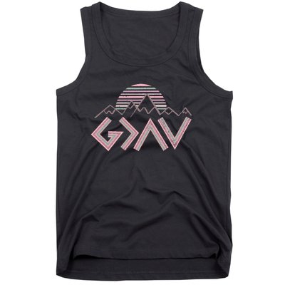 God Is Faithful More Than Highs And Lows Tank Top