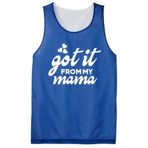 Got It From My Mama Mothers Day Funny Gift Funny Cute Gift Mesh Reversible Basketball Jersey Tank