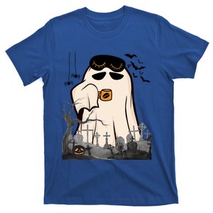 Ghost Ing Fall Coffee Halloween Pumpkin Spice Latte Gift T-Shirt