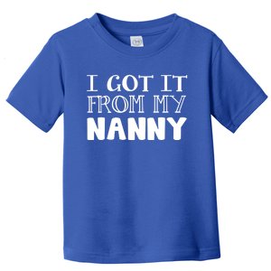 Got It From My Nanny Family Outfit Mom Family Matching Mommy Gift Toddler T-Shirt