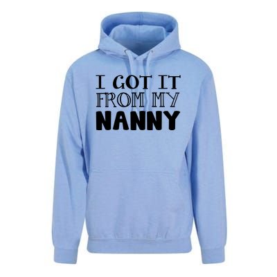 Got It From My Nanny Family Outfit Mom Family Matching Mommy Gift Unisex Surf Hoodie