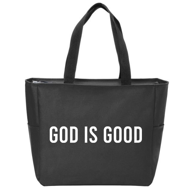 God Is Good Zip Tote Bag