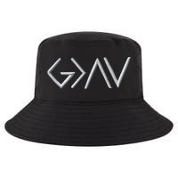 God Is Greater Than The Highs And Lows Embroidered Embroidered Cool Comfort Performance Bucket Hat