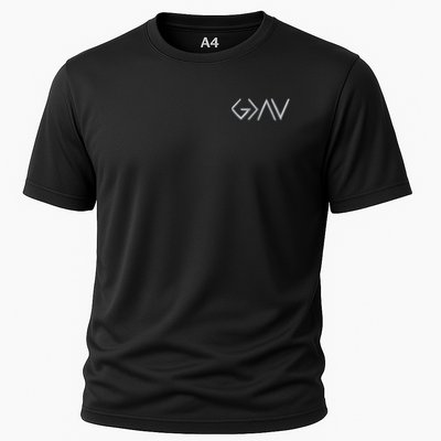 God Is Greater Than The Highs And Lows Embroidered Embroidered Performance Shirt
