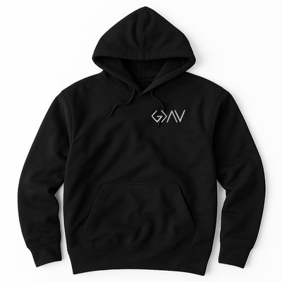 God Is Greater Than The Highs And Lows Embroidered Embroidered Hoodie