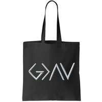 God Is Greater Than The Highs And Lows Embroidered Embroidered Bag