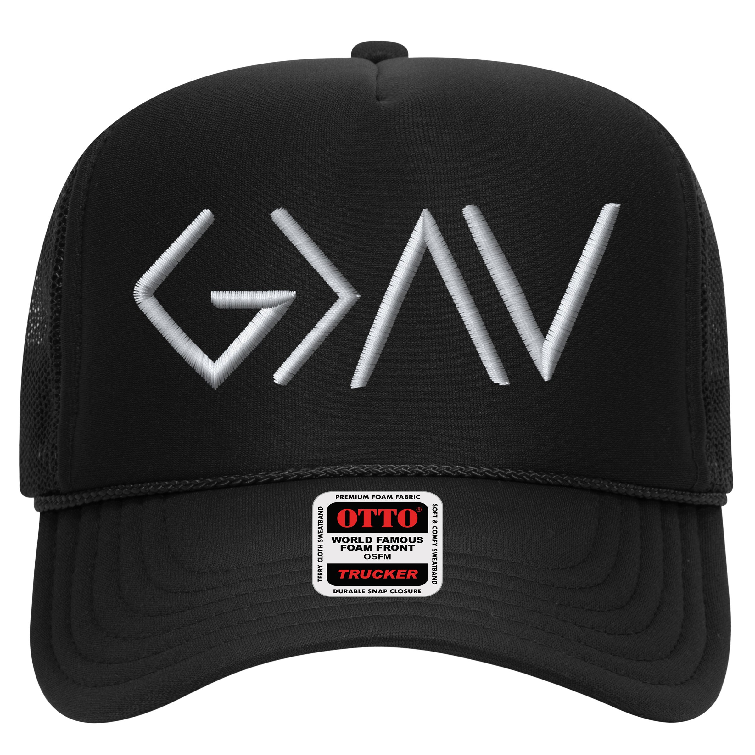 God Is Greater Than The Highs And Lows Embroidered Embroidered Hat
