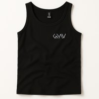 God Is Greater Than The Highs And Lows Embroidered Embroidered Tank Top