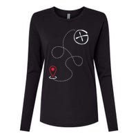 Geocache I Geography Outdoors I Geocaching Womens Cotton Relaxed Long Sleeve T-Shirt