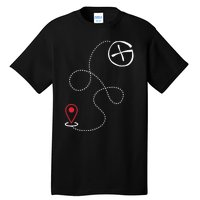 Geocache I Geography Outdoors I Geocaching Tall T-Shirt