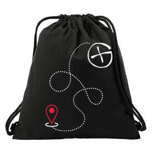 Geocache I Geography Outdoors I Geocaching Drawstring Bag