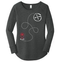 Geocache I Geography Outdoors I Geocaching Women's Perfect Tri Tunic Long Sleeve Shirt