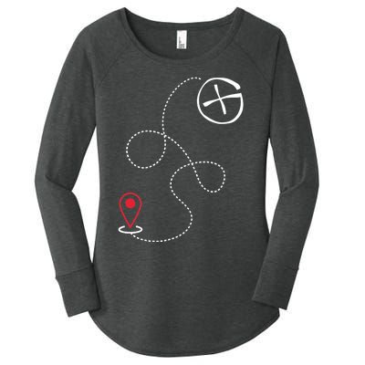 Geocache I Geography Outdoors I Geocaching Women's Perfect Tri Tunic Long Sleeve Shirt