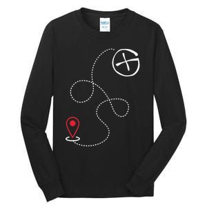 Geocache I Geography Outdoors I Geocaching Tall Long Sleeve T-Shirt